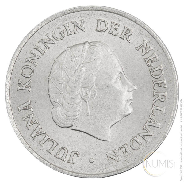 Nizozemska - Kraljevina: 25 Cents 1964 | Juliana (NL1049440100X000547) numizmatika kovanci