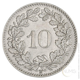 Švica: 10 Rappen 1933