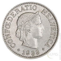 Švica: 10 Rappen 1933