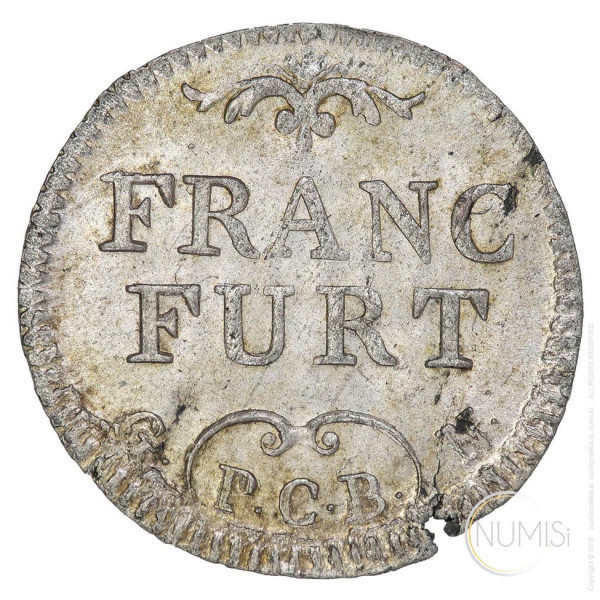 Nemčija - Države / Frankfurt (Francfurt): 1 KREUZER 1788 G PCB N (DE1225440100X000597) numizmatika kovanci