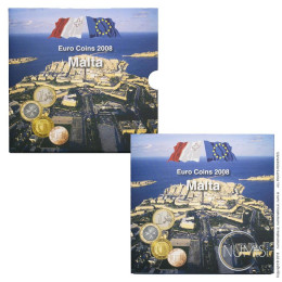 Malta: EURO 2008 - BU / SET (Z DVEMA ZNAMKAMA)
