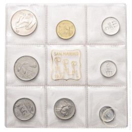 San Marino: LIRE 1972 - BU / SET