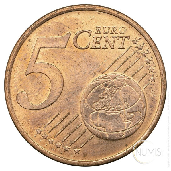 Grčija - Tretja Helenska republika: 5 Euro cent 2002 (GR1011440100X000656) numizmatika kovanci