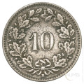 Švica: 10 Rappen 1921 (CH1092440100X000679) numizmatika kovanci