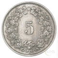 Švica: 5 Rappen 1949 (CH1064440100X000680) numizmatika kovanci