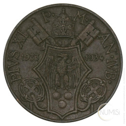 Vatikan - Mestna država: 5 Centesimi 1933-1934 | Pij XI