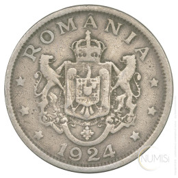 Romunija - Kraljevina: 2 LEI 1924 | Ferdinand I