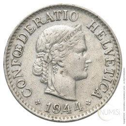 Švica: 10 Rappen 1944
