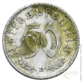 Nemčija - Tretji Rajh: 50 Reichspfennig 1941 D (DE1072440100X000768) numizmatika kovanci