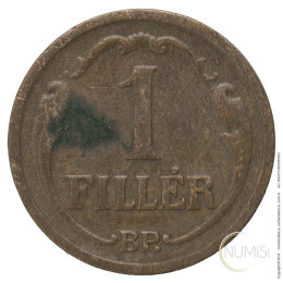 Madžarska - Kraljevina: 1 Filler 1932 | Miklós Horthy
