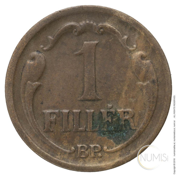 Madžarska - Kraljevina: 1 Filler 1930 | Miklós Horthy (HU1083440100X000785) numizmatika kovanci