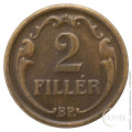 Madžarska - Kraljevina: 2 Filler 1939 | Miklós Horthy (HU1074440100X000791) numizmatika kovanci