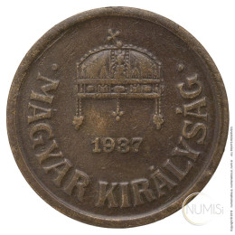Madžarska - Kraljevina: 2 Filler 1937 | Miklós Horthy