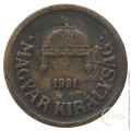 Madžarska - Kraljevina: 2 Filler 1931 | Miklós Horthy (HU1082440100X000795) numizmatika kovanci