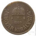 Madžarska - Kraljevina: 2 Filler 1930 | Miklós Horthy (HU1083440100X000797) numizmatika kovanci