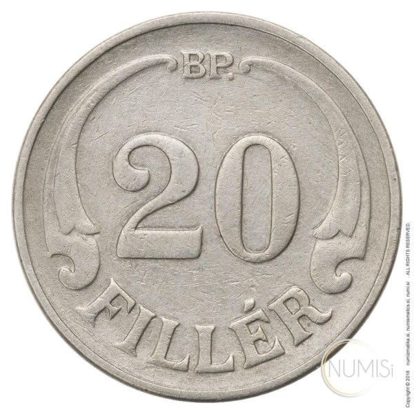Madžarska - Kraljevina: 20 filerjev 1926 | Miklós Horthy (HU1087440100X000808) numizmatika kovanci