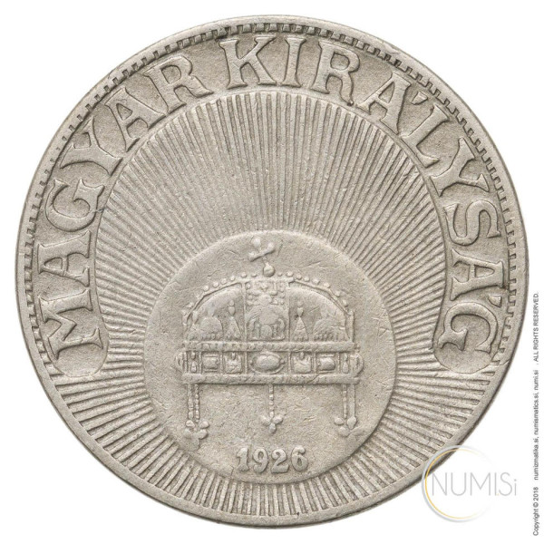 Madžarska - Kraljevina: 20 filerjev 1926 | Miklós Horthy (HU1087440100X000808) numizmatika kovanci