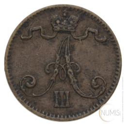 Finska - Veliko Vojvodstvo: 1 PENNI 1883 | Alexander III