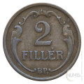 Madžarska - Kraljevina: 2 Filler 1927 | Miklós Horthy (000894) numizmatika kovanci