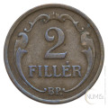 Madžarska - Kraljevina: 2 filler 1935 | Miklós Horthy (000898) numizmatika kovanci