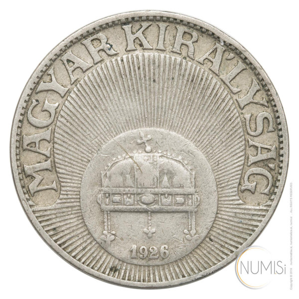 Madžarska - Kraljevina: 20 filerjev 1926 | Miklós Horthy (000907) numizmatika kovanci
