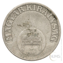 Madžarska - Kraljevina: 10 filerjev 1926 | Miklós Horthy