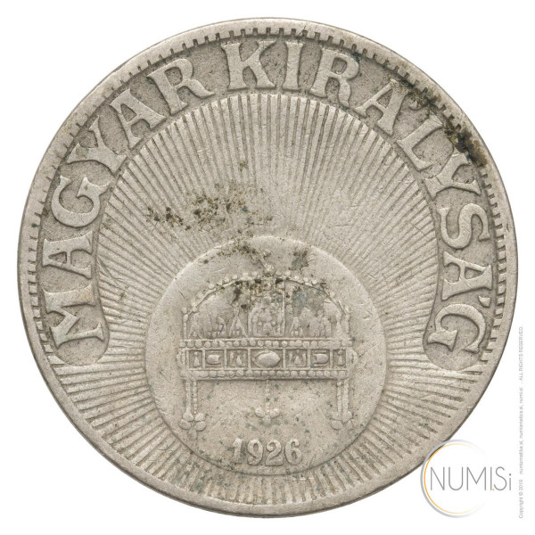 Madžarska - Kraljevina: 10 filerjev 1926 | Miklós Horthy (000909) numizmatika kovanci