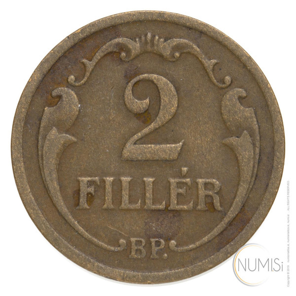 Madžarska - Kraljevina: 2 Filler 1930 | Miklós Horthy (000992) numizmatika kovanci