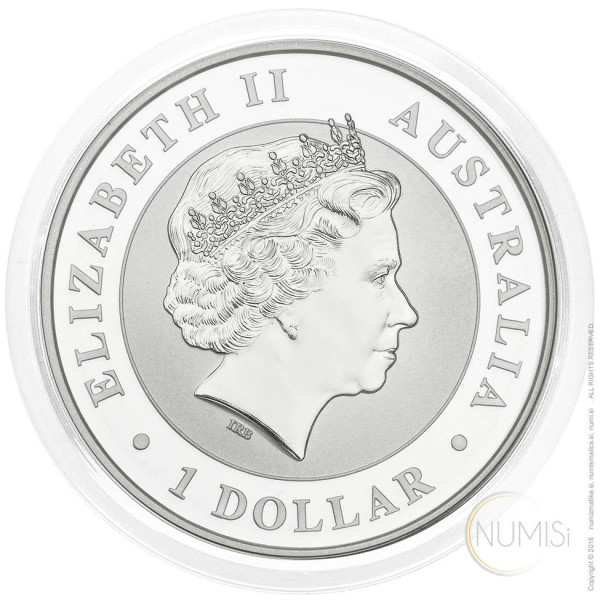 Avstralija: srebrnik Koala 1 AUD BU 2014 1 oz .999 srebro, Perth Mint (AU0999X003739) numizmatika kovanci