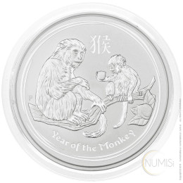 Avstralija: srebrnik Year of the Monkey BU 1 Dollar 2016 1 oz .999 srebro, Perth Mint
