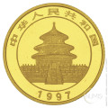 Kitajska (Ljudska republika): zlatnik Panda 10 Yuan BU 1997 1/10 oz .999 zlato, China Gold Coin Incorporation - velika letnica (CN10161102804595606) numizmatika kovanci