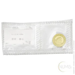 Kitajska (Ljudska republika): zlatnik Panda 20 Yuan BU 2001 1/20 oz .999 zlato, China Gold Coin Incorporation