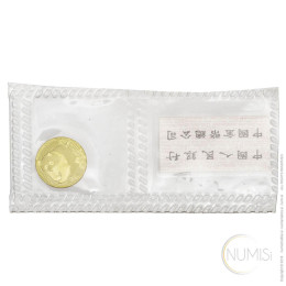 Kitajska (Ljudska republika): zlatnik Panda 20 Yuan BU 2001 1/20 oz .999 zlato, China Gold Coin Incorporation