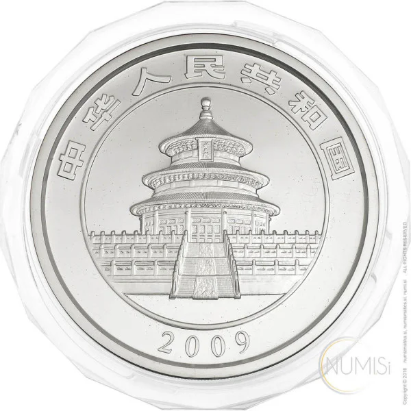 Kitajska (Ljudska republika): srebrnik Panda 50 Yuan PP (polirana plošča) 2009 5 oz .999 srebro, China Gold Coin Incorporation (CH10042204009931721) numizmatika kovanci