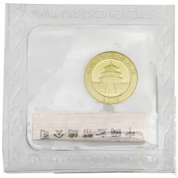 Kitajska (Ljudska republika): zlatnik Panda 20 Yuan BU 2012 1/20 oz .999 zlato, China Gold Coin Incorporation