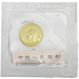 Kitajska (Ljudska republika): zlatnik Panda 20 Yuan BU 2012 1/20 oz .999 zlato, China Gold Coin Incorporation