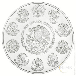 Mehika: srebrnik Libertad BU 1 oz 2014 .999 srebro, Casa de Moneda de México