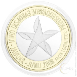 Slovenija - Republika: 3 EURO 2008 - PROOF - Predsedovanje Evropski uniji