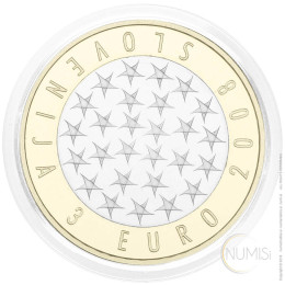 Slovenija - Republika: 3 EURO 2008 - PROOF - Predsedovanje Evropski uniji