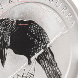 Avstralija: srebrnik Kookaburra BU 1 AUD 2008 1 oz .999 srebro, Perth Mint