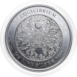 Niue: srebrnik Equilibrium BU 2 Dollars 2023 1 oz .999 srebro, Pressburg Mint
