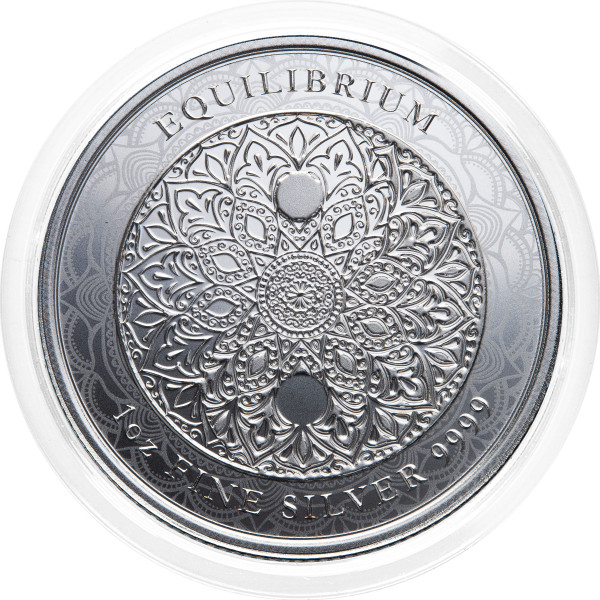 Niue: srebrnik Equilibrium BU 2 Dollars 2023 1 oz .999 srebro, Pressburg Mint (NU0990X003759) numizmatika kovanci
