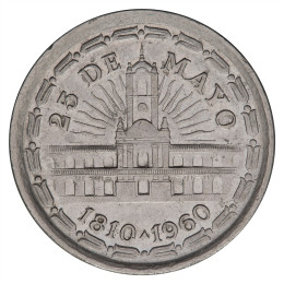 Argentina: 1 Peso 1960 - May Revolution
