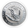 Avstralija: 1 AUD 1992 - 1 oz .999 srebro - BU - Kookaburra - Perth Mint (AU1021X003360) numizmatika kovanci
