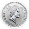 Avstralija: 1 AUD 1993 - 1 oz .999 srebro - BU - Kookaburra - Perth Mint (AU1020X003361) numizmatika kovanci