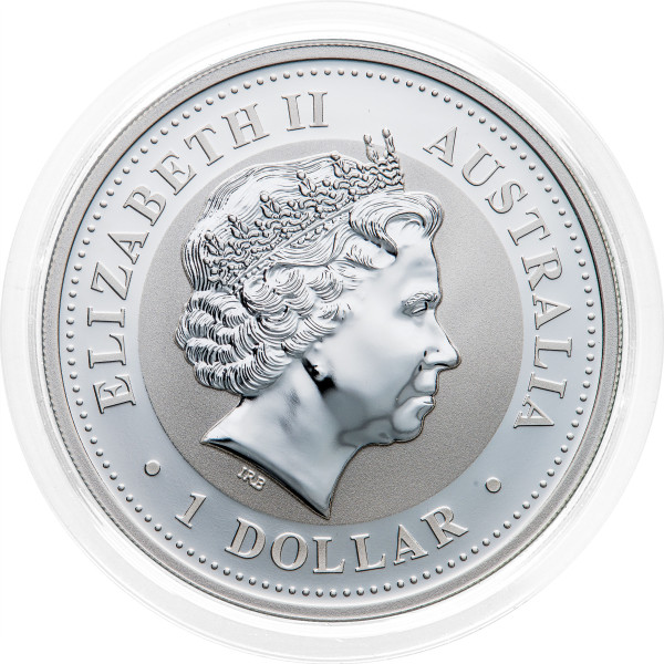 Avstralija: 1 AUD 2000 - 1 oz .999 srebro - BU - Kookaburra - Perth Mint (AU1013X003366) numizmatika kovanci
