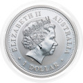Avstralija: 1 AUD 2001 - 1 oz .999 srebro - BU - Kookaburra - Perth Mint (AU1012X003367) numizmatika kovanci