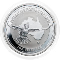Avstralija: 1 AUD 2002 - 1 oz .999 srebro - BU - Kookaburra - Perth Mint (AU1011X003368) numizmatika kovanci