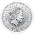 Avstralija: 1 AUD 2004 - 1 oz .999 srebro - BU - Kookaburra - Perth Mint (AU1009X003370) numizmatika kovanci