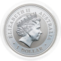 Avstralija: 1 AUD 2005 - 1 oz .999 srebro - BU - Kookaburra - Perth Mint (AU1008X003371) numizmatika kovanci
